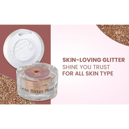 london prime makeup glitter rose gold