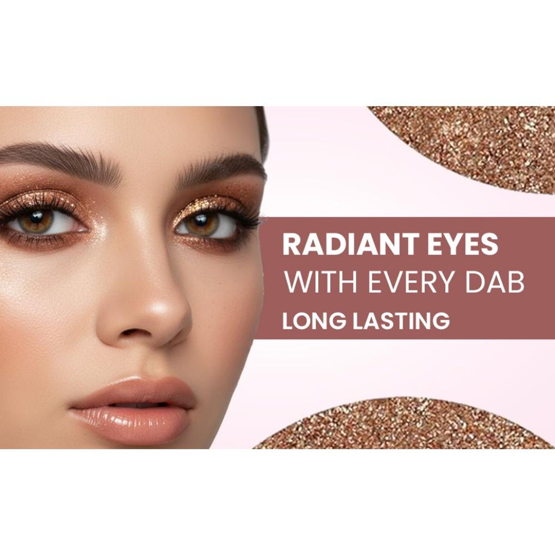 london prime makeup glitter rose gold