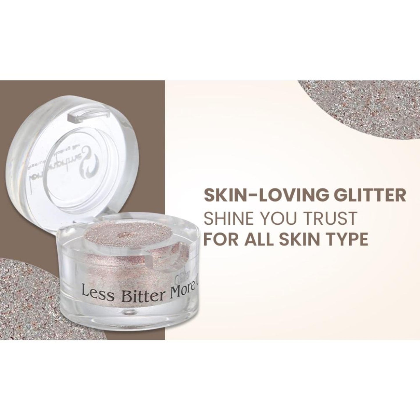 london prime makeup glitter silver