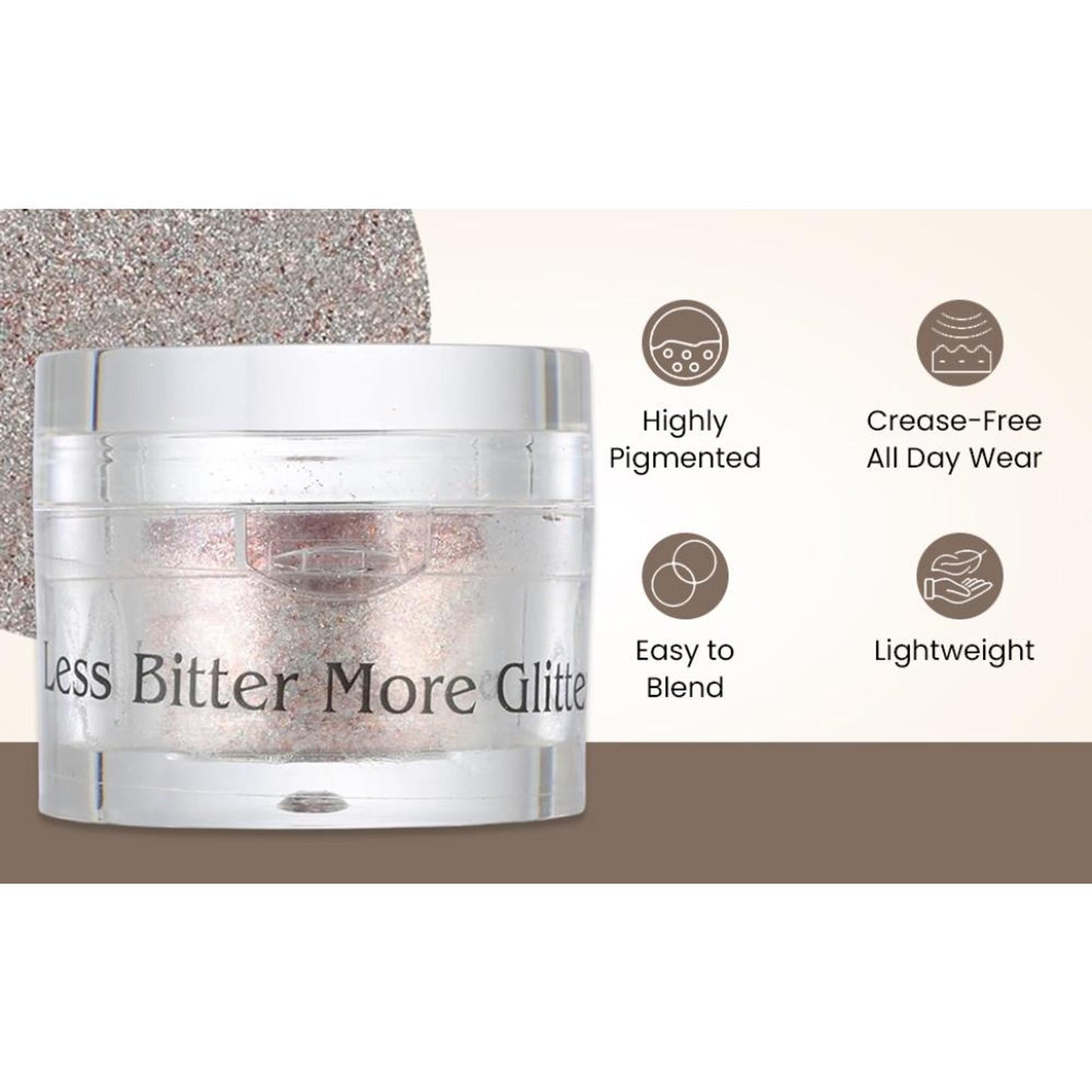 london prime makeup glitter silver