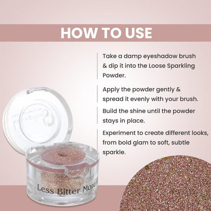 london prime makeup glitter copper peach