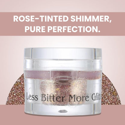 london prime makeup glitter copper peach