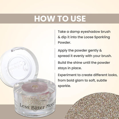 london prime makeup glitter white gold