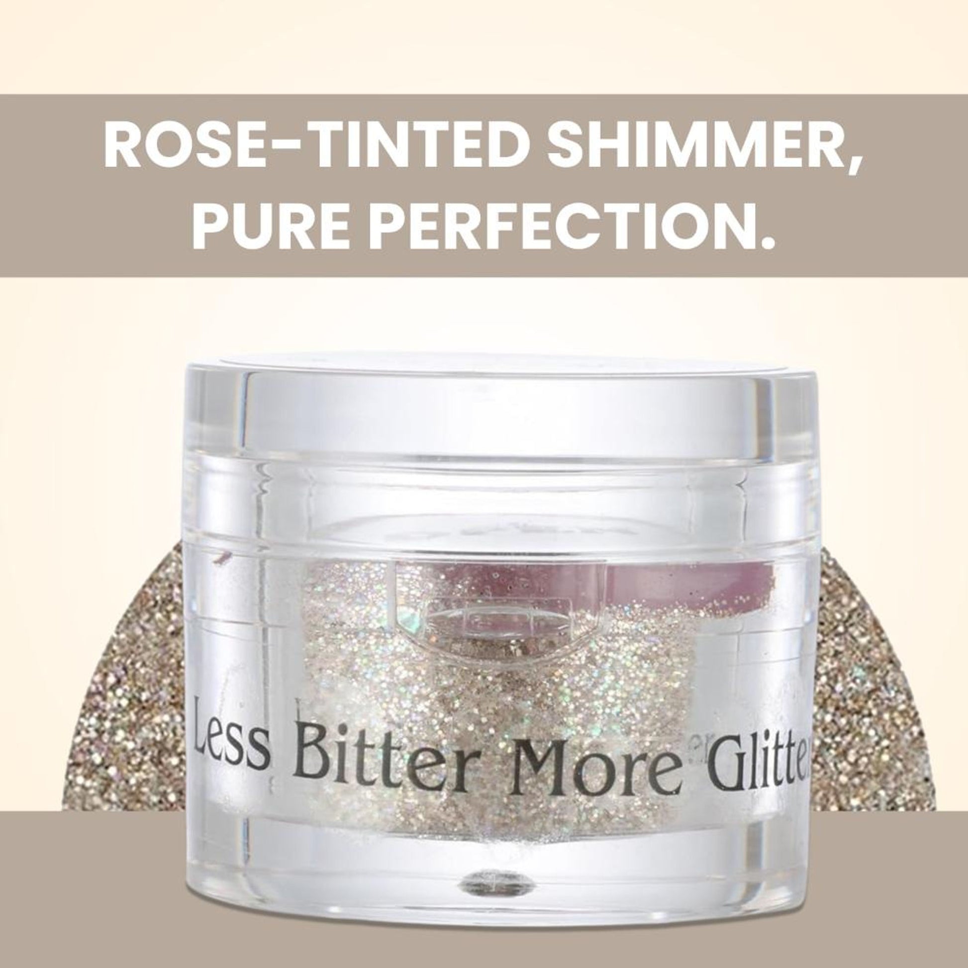 london prime makeup glitter white gold