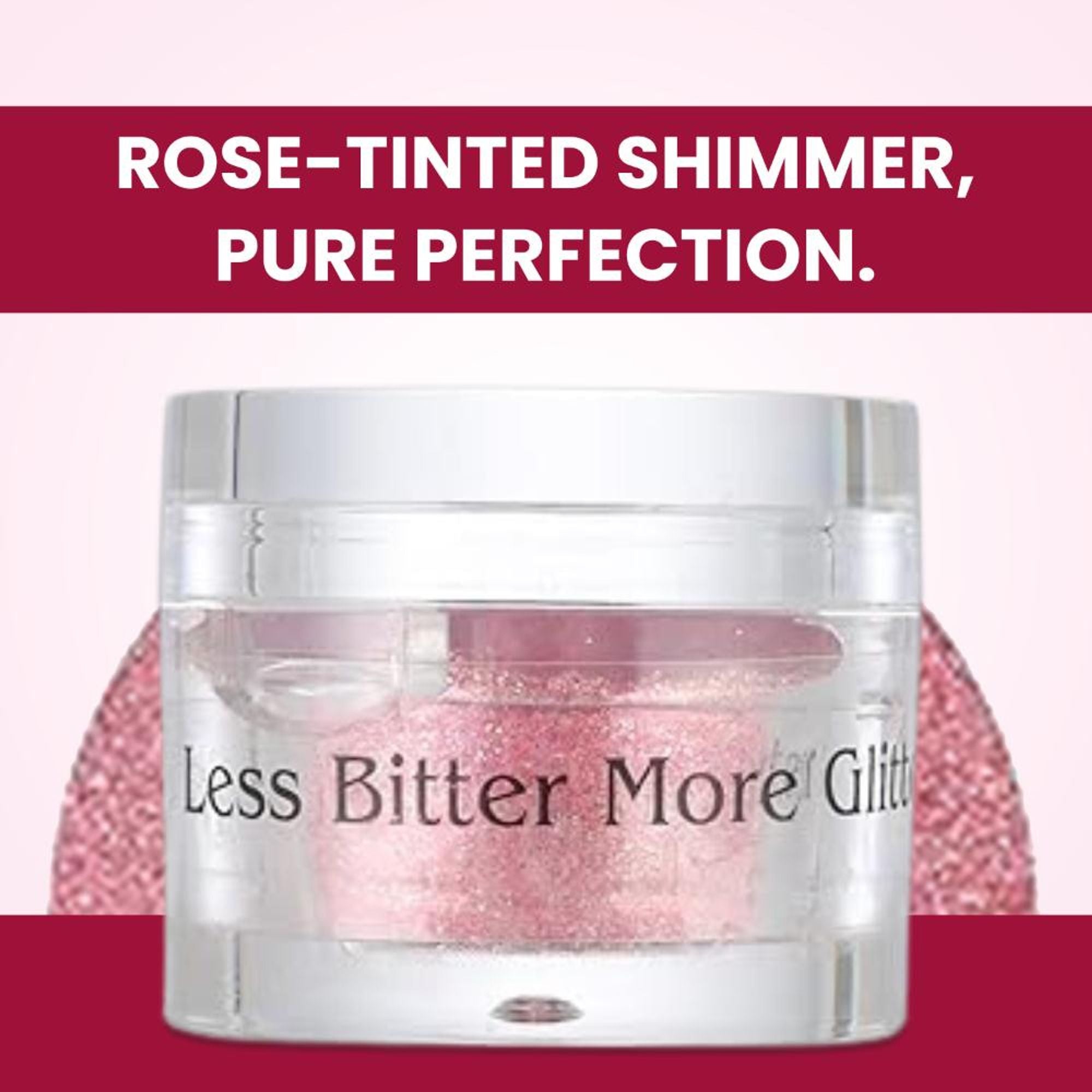 london prime makeup glitter pink