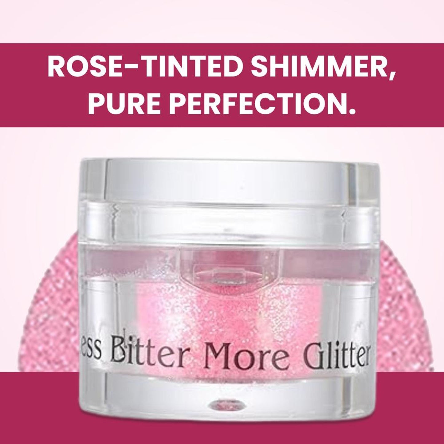 london prime makeup glitter florocent pink