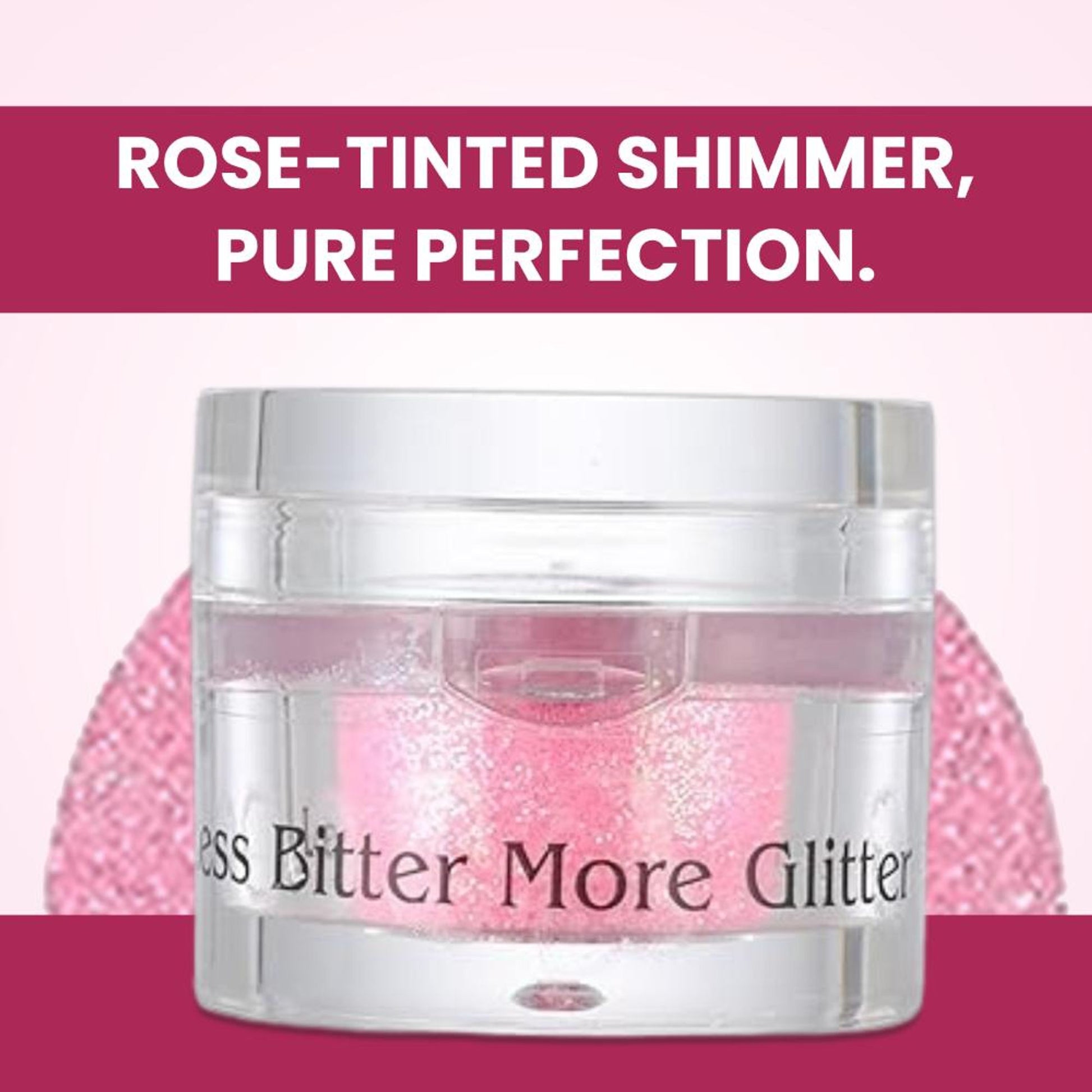 london prime makeup glitter florocent pink