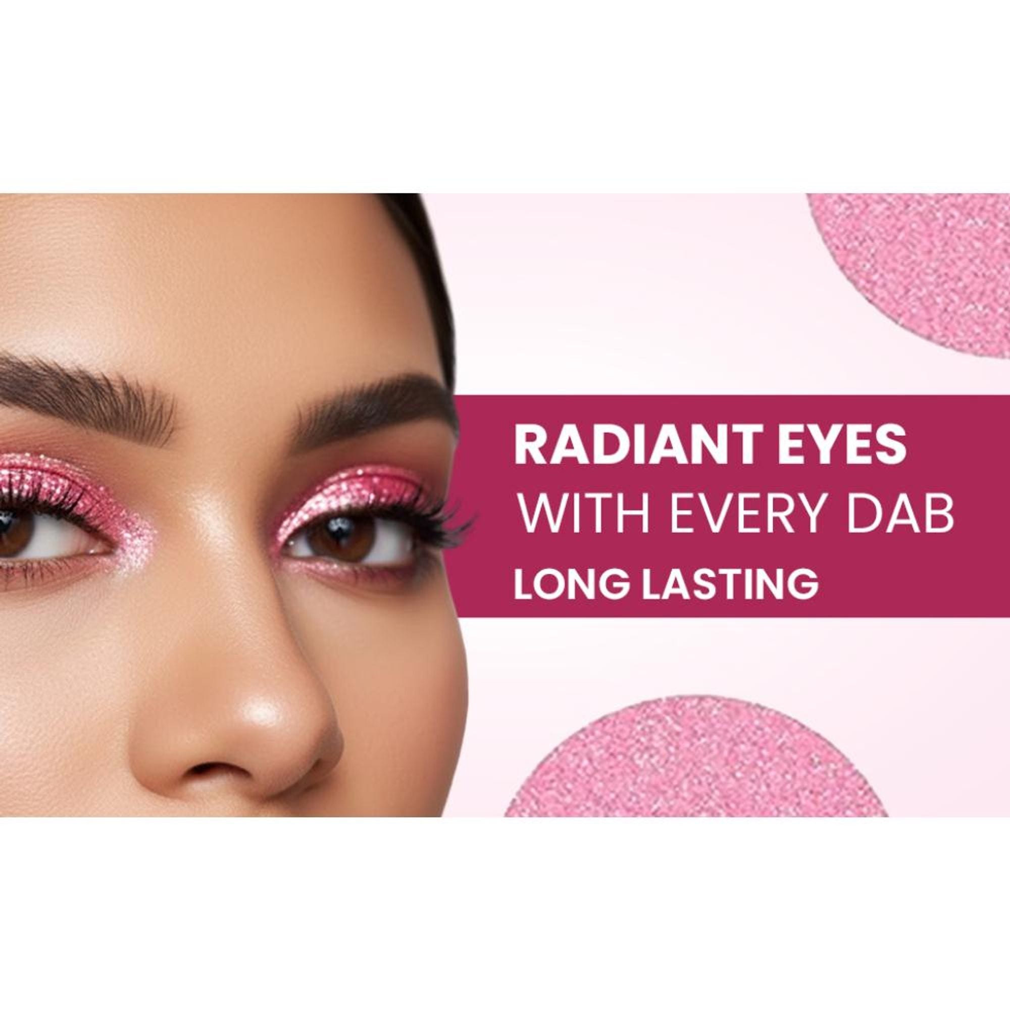 london prime makeup glitter florocent pink