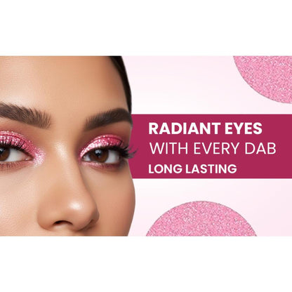 london prime makeup glitter florocent pink