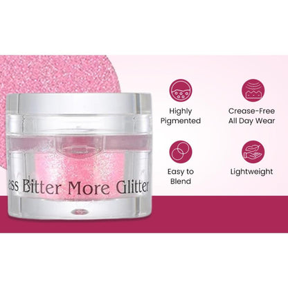 london prime makeup glitter florocent pink