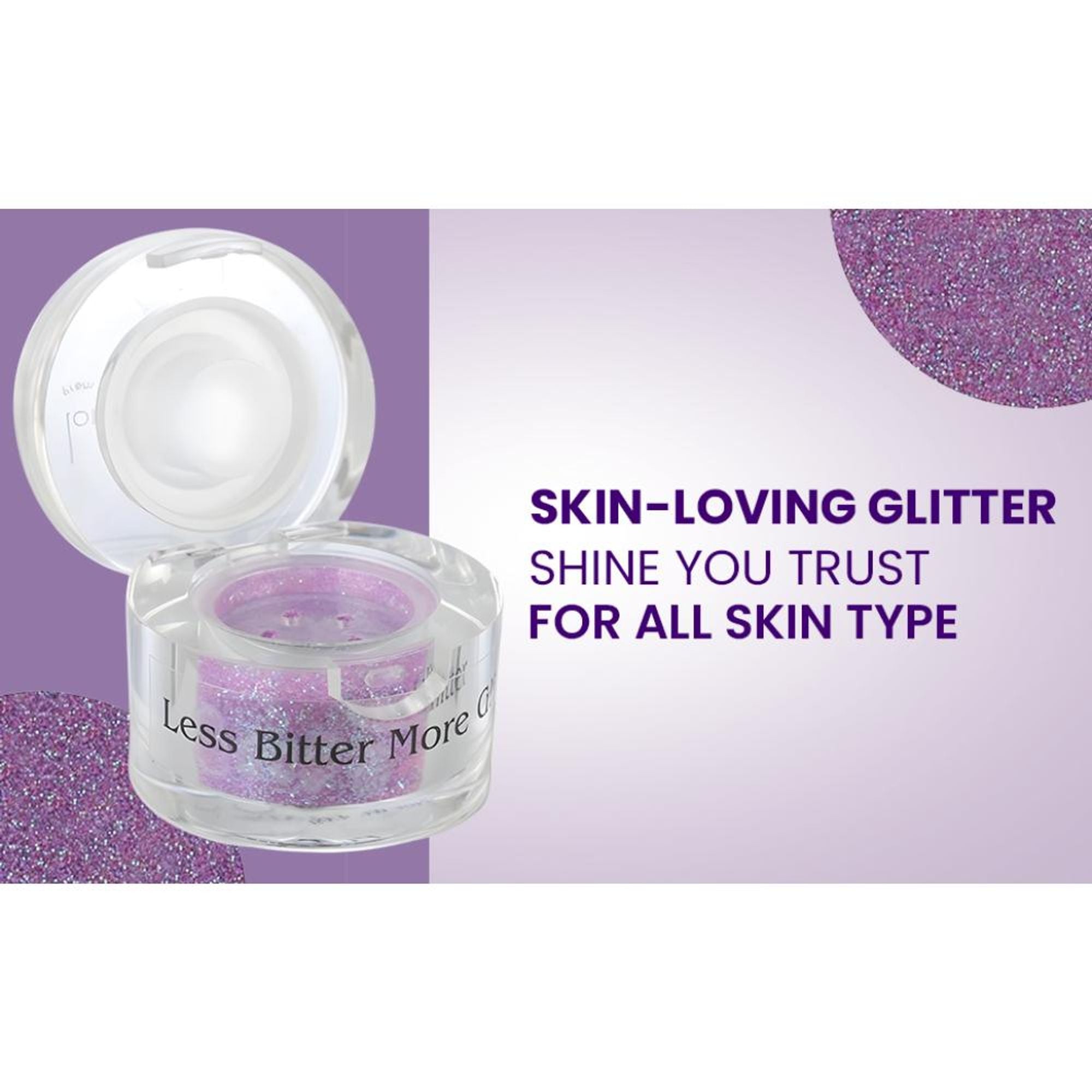 london prime makeup glitter purple