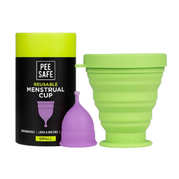Pee Safe Menstrual Cup For Women With Pouch And Menstrual Cup Sterilizing Container - Dista