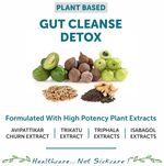 Thumbnail for bliss welness body gut detox plant based veg tablet