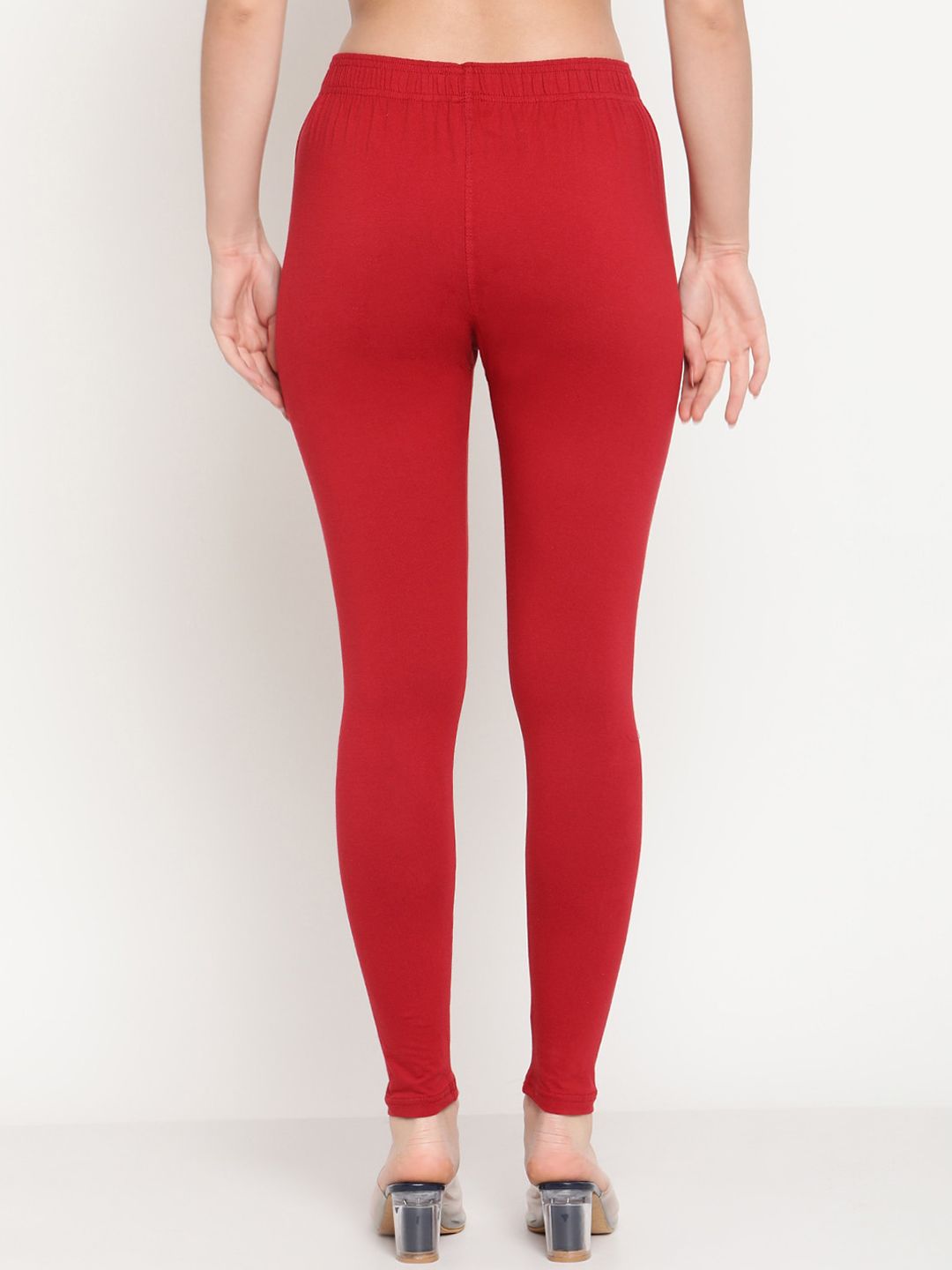 TAG 7 Women Pack Of 2 Solid Ankle-Length Leggings - Distacart