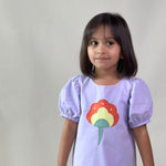 Thumbnail for ArthLife Lavender Flower Patch Casual Dress - Distacart