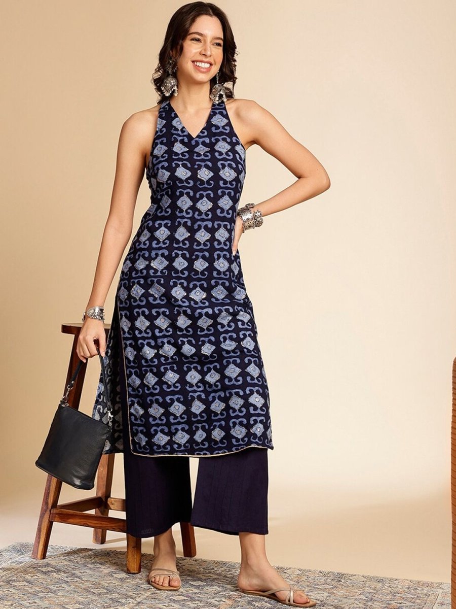 Anouk Geometric Printed Kurta - Distacart