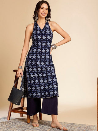 Anouk Geometric Printed Kurta - Distacart