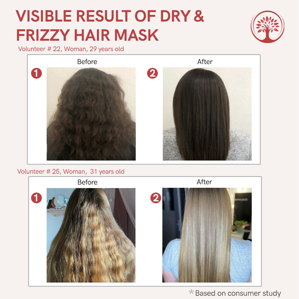 Ivory Natural Dry Rough Hair Mask For Smooths Hair, Frizz Reduction - Distacart
