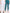 TAG 7 Women Pack Of 2 Solid Turquoise Blue & White Ankle Length Leggings - Distacart