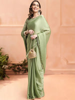 Thumbnail for Mitera Sequinned Ready to Wear Saree