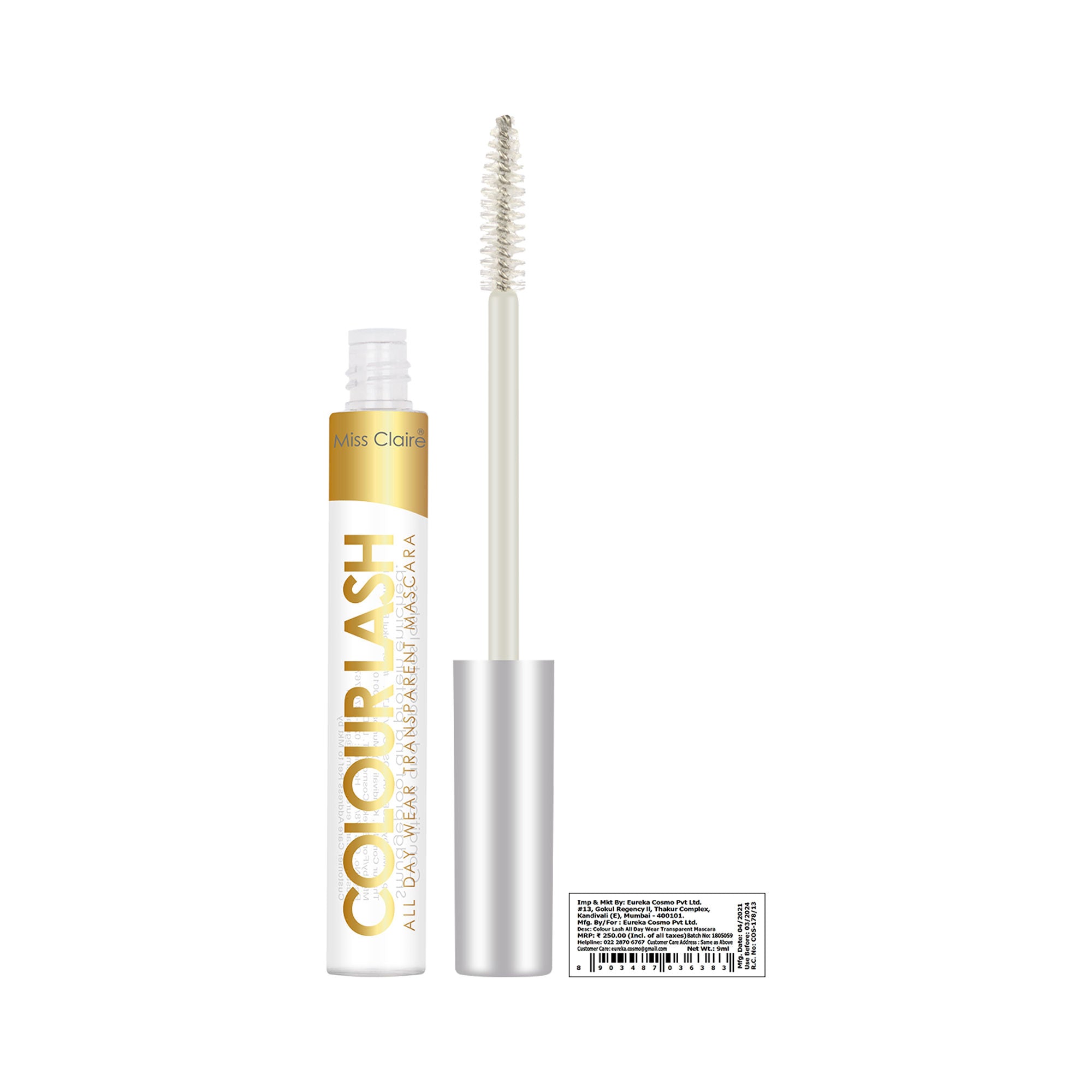 Miss Claire Colourlash All Day Wear Transparent Mascara