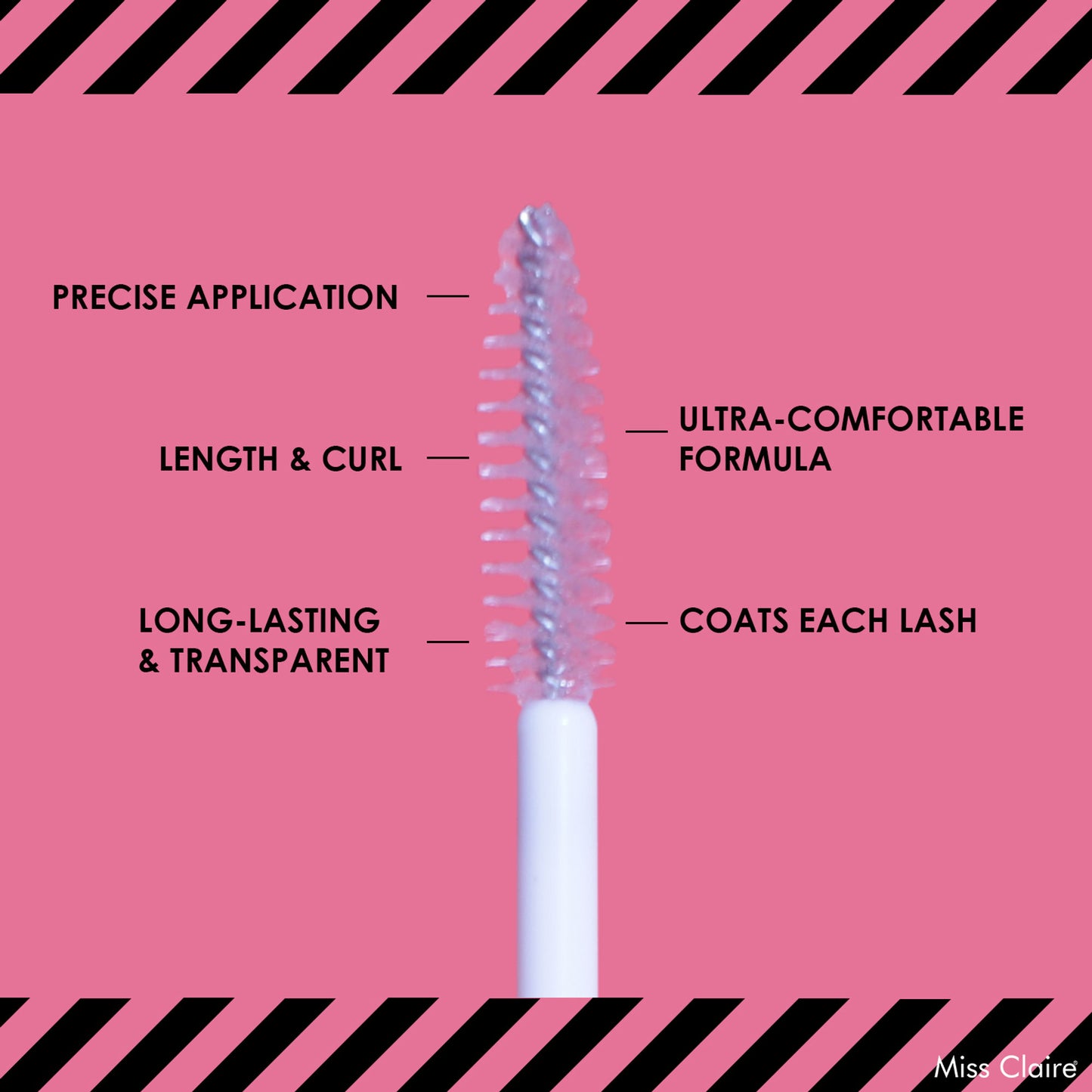 Miss Claire Colourlash All Day Wear Transparent Mascara - Distacart