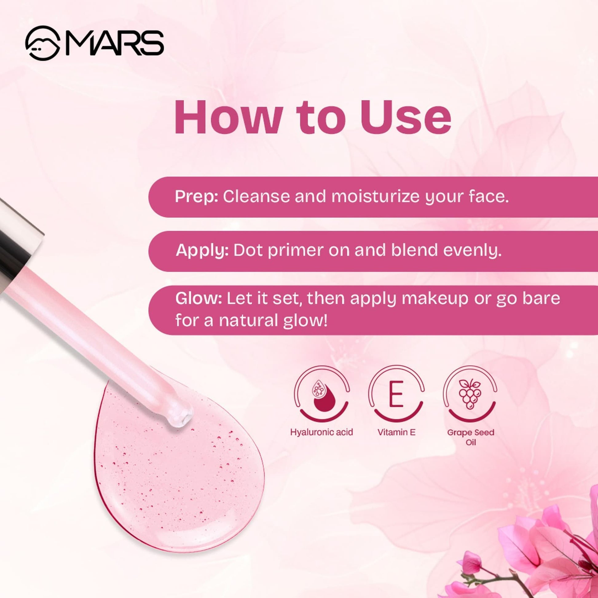MARS Cosmetics Hydra Glow Primer - Distacart