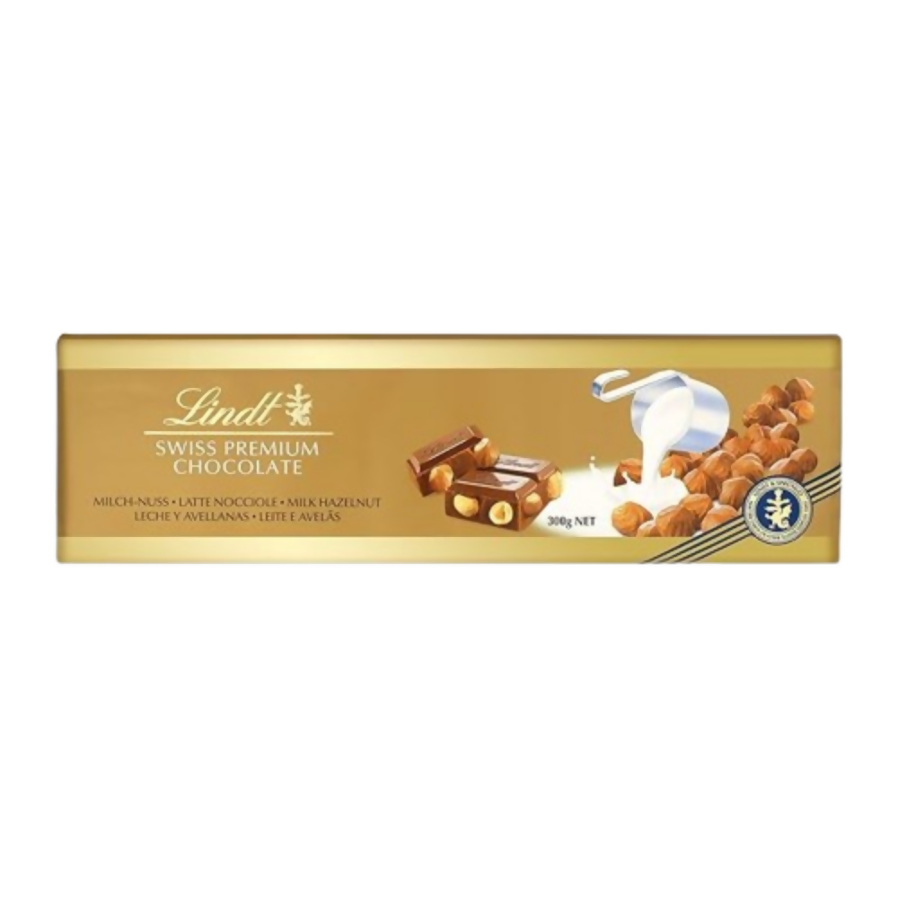 Lindt Gold Tab Chocolate with Hazelnut - Dista