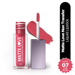 Thumbnail for Hilary Rhoda Matte Love Non Transfer Liquid Lipstick - Talk Blush 07