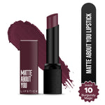 Thumbnail for Hilary Rhoda Matte About You Lipstick - Burgundy Magic 10