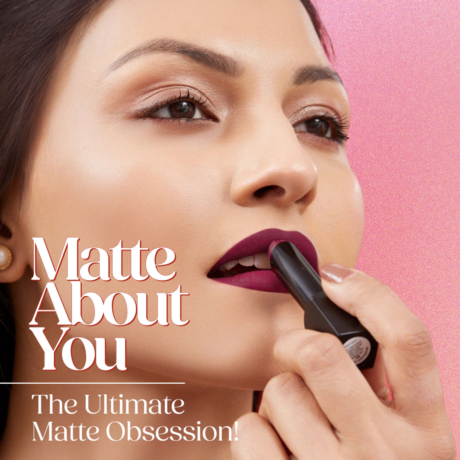 Hilary Rhoda Matte About You Lipstick - Burgundy Magic 10 - Distacart