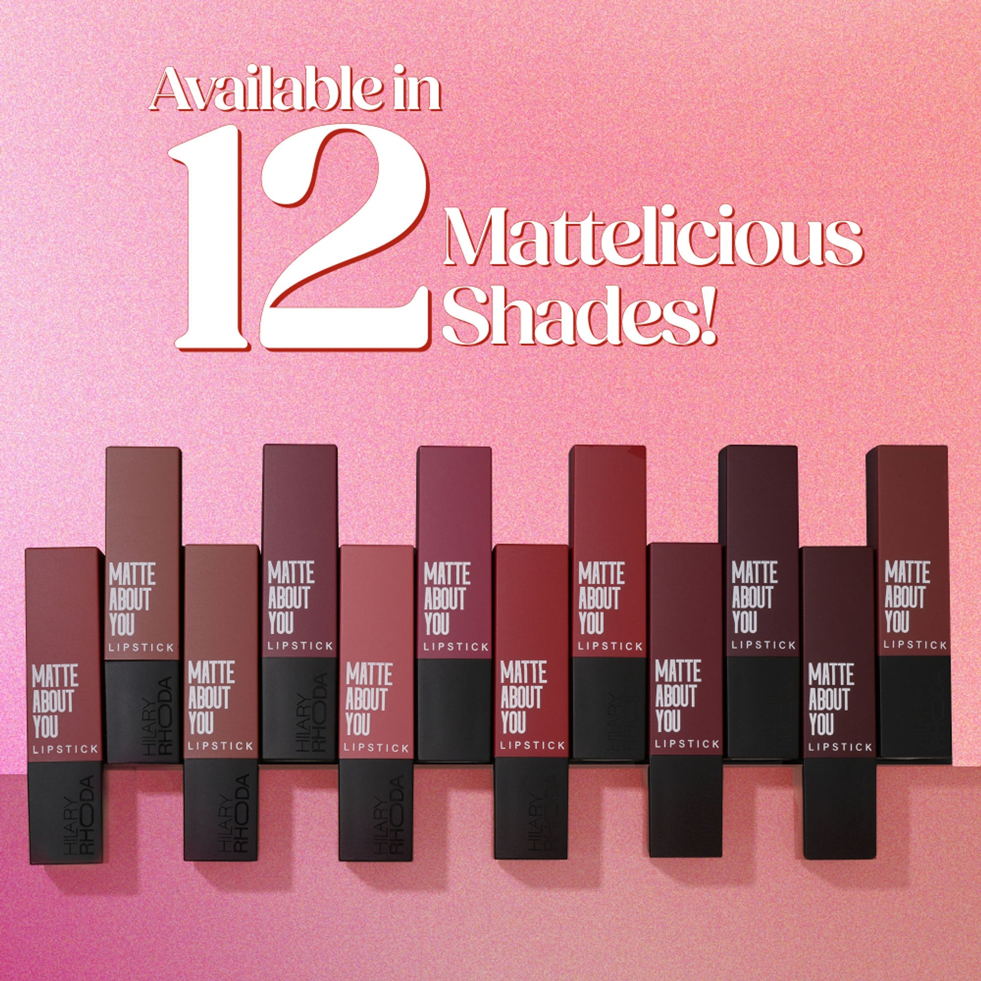 Hilary Rhoda Matte About You Lipstick - Burgundy Magic 10 - Distacart