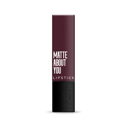 Hilary Rhoda Matte About You Lipstick - Burgundy Magic 10 - Distacart