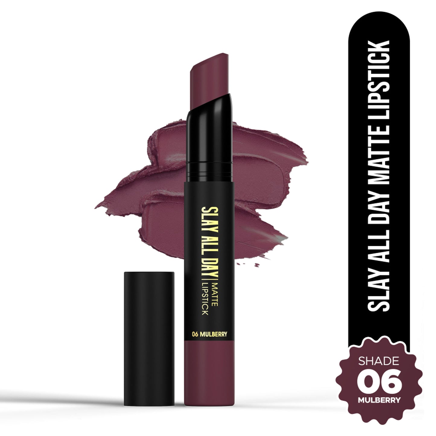 Hilary Rhoda Slay All Day Matte Lipstick - Mulberry 06