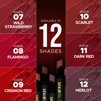 Hilary Rhoda Slay All Day Matte Lipstick - Mulberry 06 - Distacart