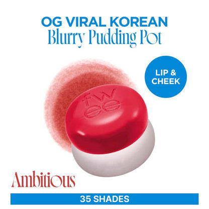 fwee Lip&Cheek Blurry Pudding Pot - Ambitious