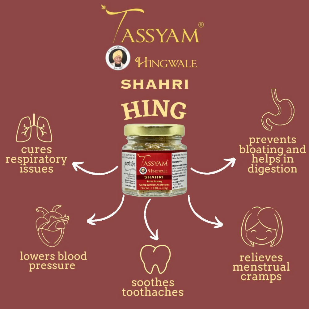 Tassyam Organics Extra Strong Shahri Hing - Distacart