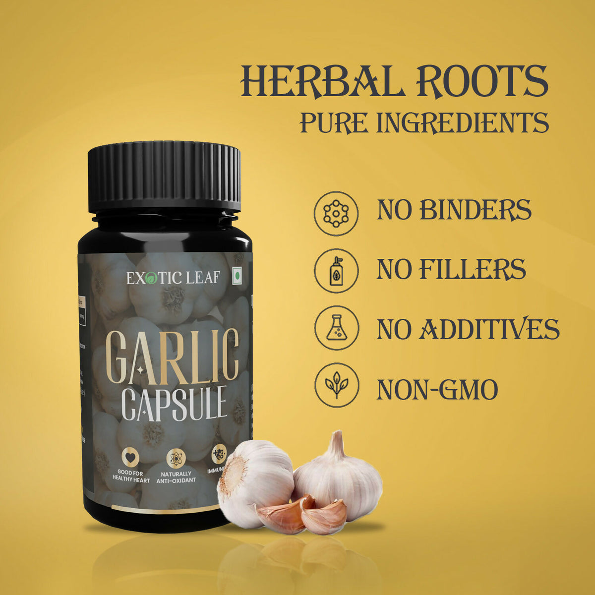 Exotic Leaf Garlic Capsules - Distacart