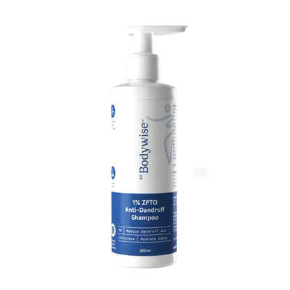 Be Bodywise ZPTO Anti Dandruff Shampoo - Reduces Dandruff, Flaking & Deeply Hydrates Scalp