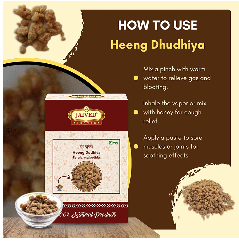 Jaived Ayurveda Heeng Dudhiya