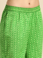 Thumbnail for Anouk Ethnic Motifs Printed Thread Work Pure Cotton Kurta With Palazzos & With Dupatta - Distacart