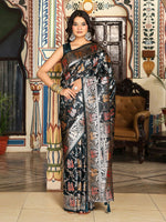 Thumbnail for Astita Turquoise Silk Saree