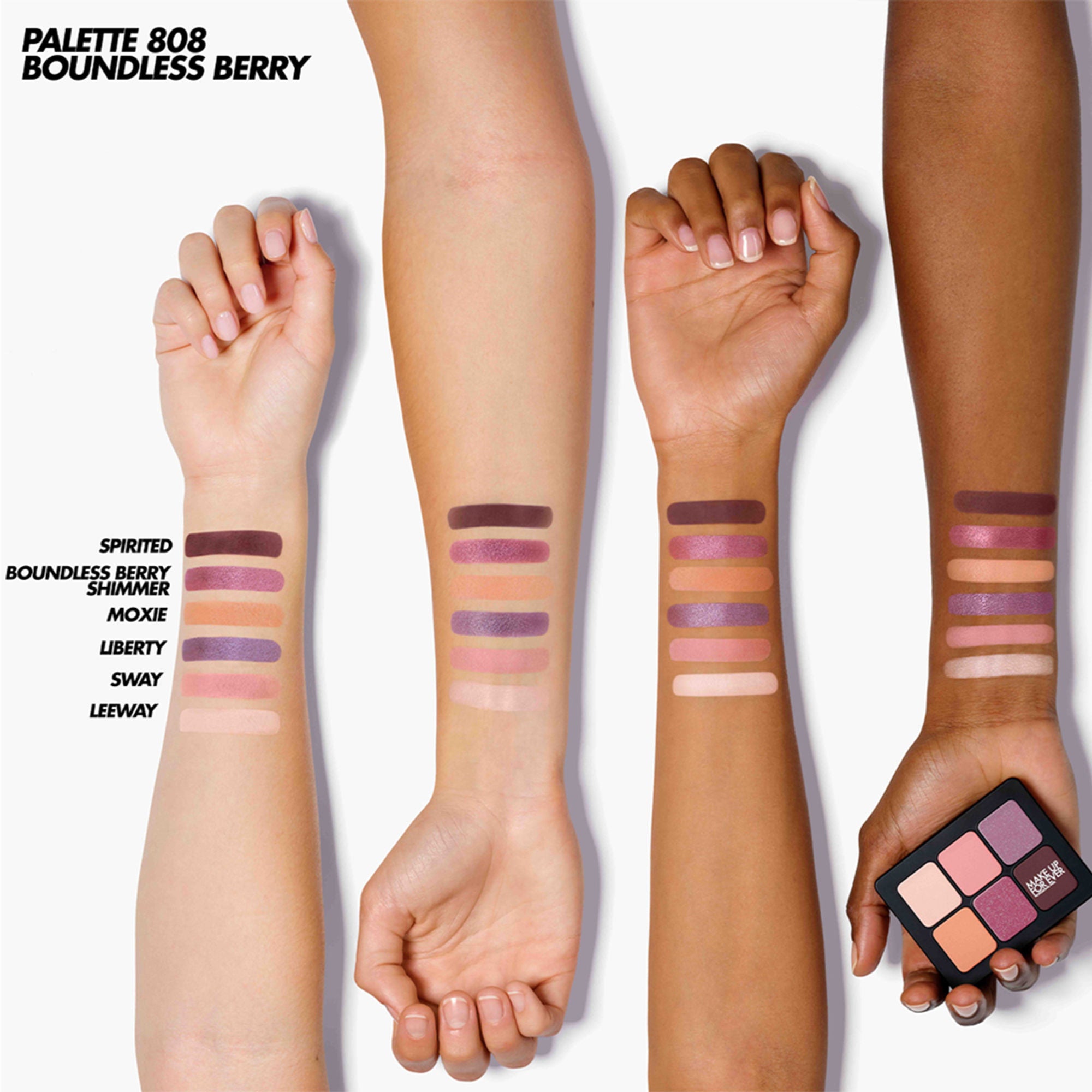 MAKE UP FOR EVER Artist To Go Palette - 808boundless Berry - Distacart