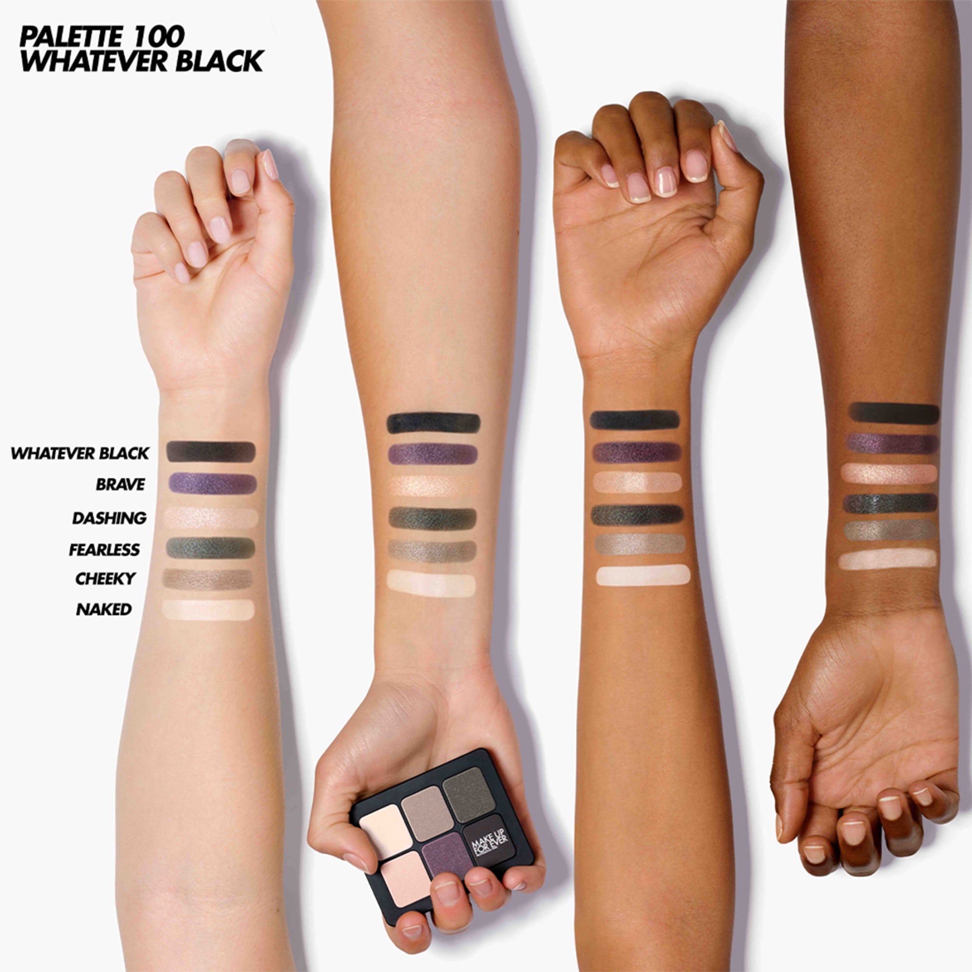 MAKE UP FOR EVER Artist To Go Palette - 100whatever Black - Distacart