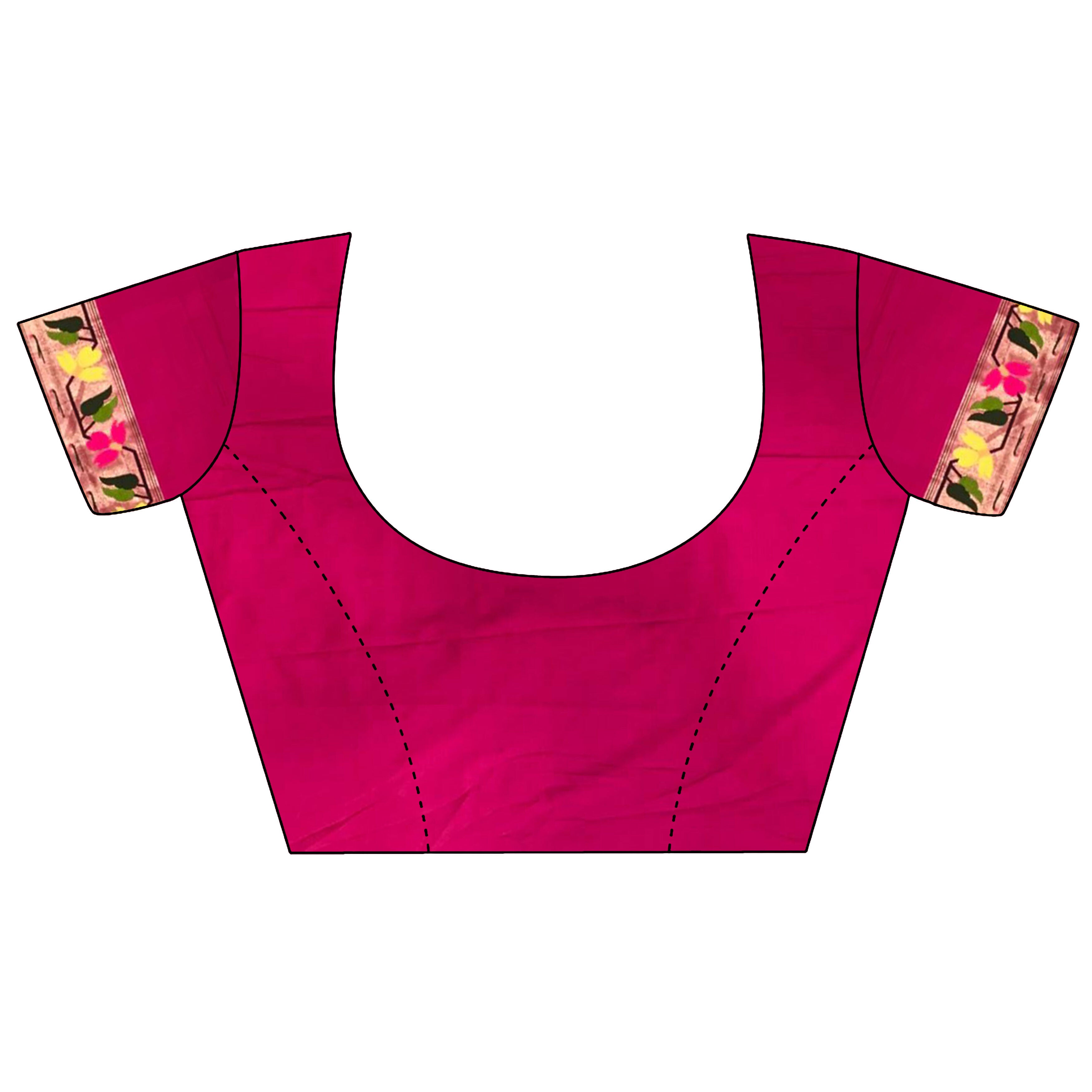 Joban Fashion Light Green Paithani Soft Silk Meenakari Saree