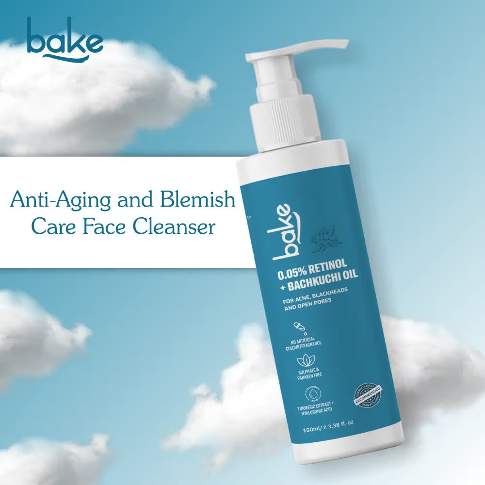 BAKE 0.05% Retinol Face Wash - Distacart