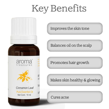 Aroma Treasures Cinnamon Leaf Pure Essential Oil - Distacart