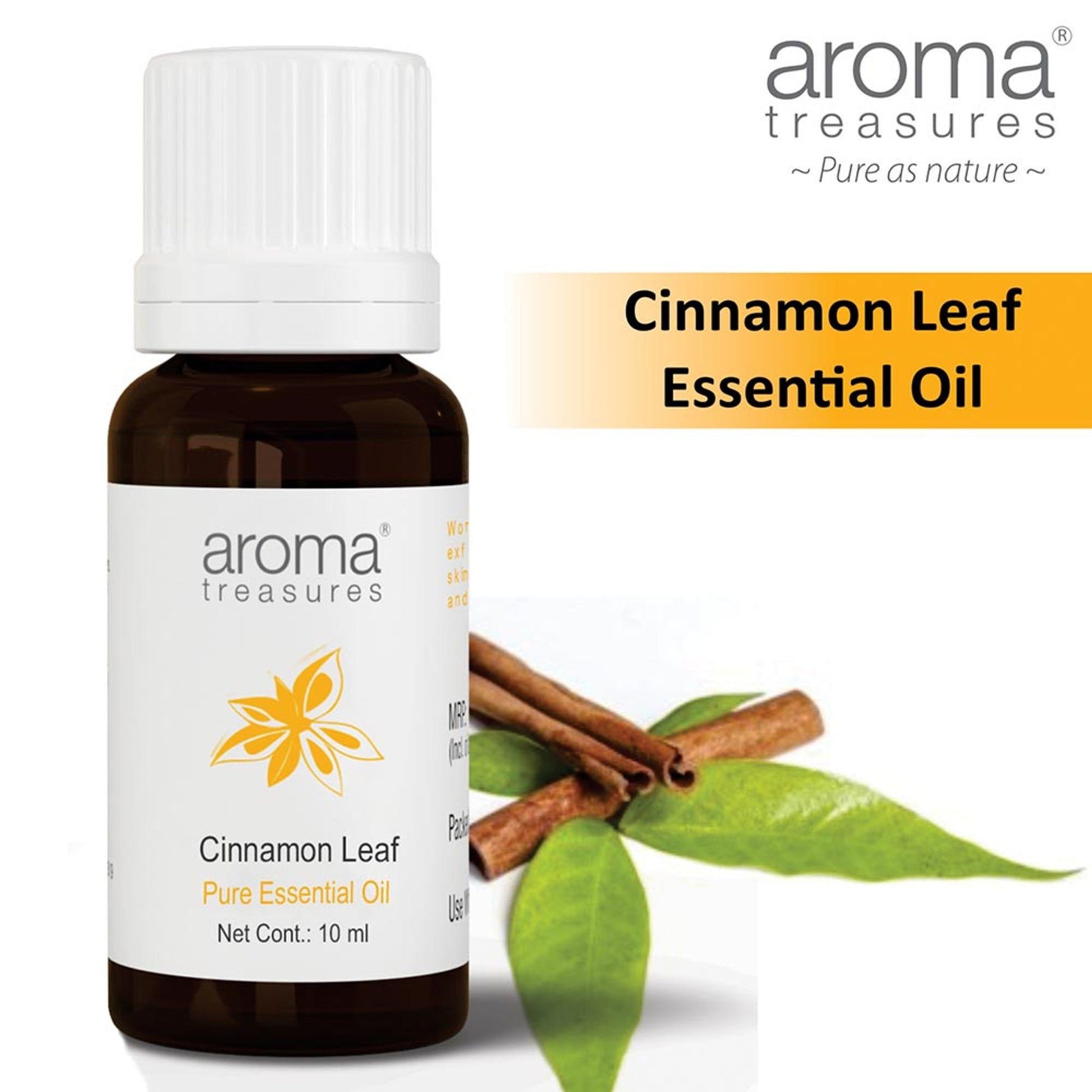 Aroma Treasures Cinnamon Leaf Pure Essential Oil - Distacart