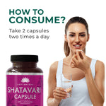 Thumbnail for Saptamveda Organic Shatavari Capsules - Distacart