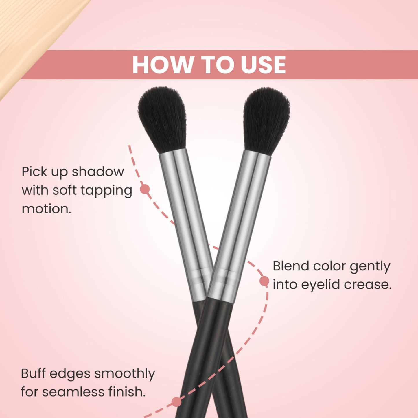 London Prime HD Eye Shadow Buffing Brush   LP317 ( Formerly London Pride Cosmetics )